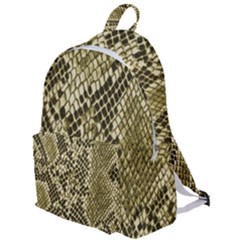 Yellow Snake Skin Pattern The Plain Backpack by Ket1n9