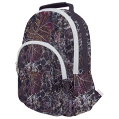 Grapevine Symphony Print Pattern Bk Rounded Multi Pocket Backpack