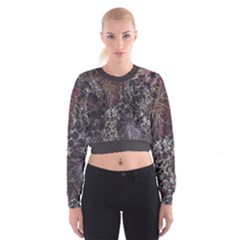 Grapevine Symphony Print Pattern Bk Cropped Sweatshirt by dflcprintsclothing