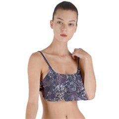 Grapevine Symphony Print Pattern Bk Layered Top Bikini Top  by dflcprintsclothing