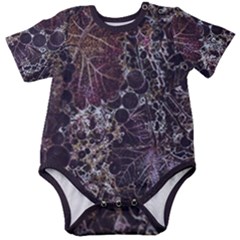 Grapevine Symphony Print Pattern Bk Baby Short Sleeve Bodysuit by dflcprintsclothing