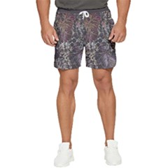 Grapevine Symphony Print Pattern Bk Men s Runner Shorts by dflcprintsclothing