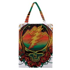 Grateful Steal Your Face Deadhead Hippie Logo Symbol Classic Tote Bag by Loisa77