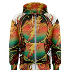 Grateful Steal Your Face Deadhead Hippie Logo Symbol Men s Zipper Hoodie