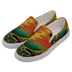 Grateful Steal Your Face Deadhead Hippie Logo Symbol Men s Canvas Slip Ons by Loisa77