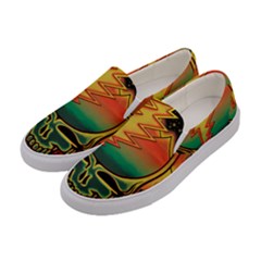 Grateful Steal Your Face Deadhead Hippie Logo Symbol Women s Canvas Slip Ons by Loisa77