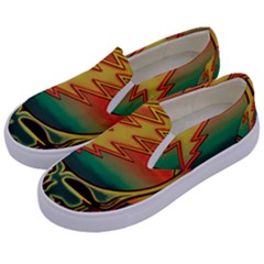 Grateful Steal Your Face Deadhead Hippie Logo Symbol Kids  Canvas Slip Ons by Loisa77