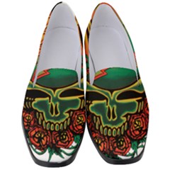 Grateful Steal Your Face Deadhead Hippie Logo Symbol Women s Classic Loafer Heels by Loisa77