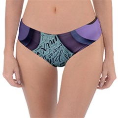 Converge Diverge Mingle Mix Divide Reversible Classic Bikini Bottoms by Paksenen