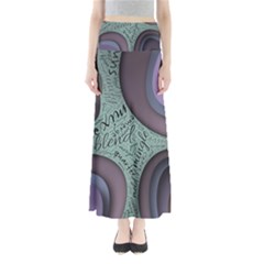 Converge Diverge Mingle Mix Divide Full Length Maxi Skirt by Paksenen