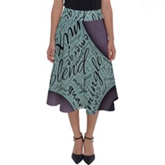 Converge Diverge Mingle Mix Divide Perfect Length Midi Skirt by Paksenen