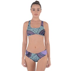 Converge Diverge Mingle Mix Divide Criss Cross Bikini Set by Paksenen