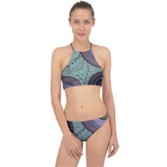 Converge Diverge Mingle Mix Divide Halter Bikini Set by Paksenen