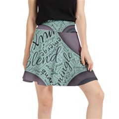 Converge Diverge Mingle Mix Divide Waistband Skirt by Paksenen