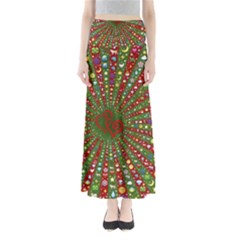 Emoji Hearts Valentine Universe Full Length Maxi Skirt by Paksenen