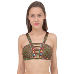 Emoji Hearts Valentine Universe Cage Up Bikini Top by Paksenen