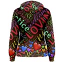 Loving Practice Agape Heart Women s Pullover Hoodie View2