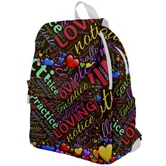 Loving Practice Agape Heart Top Flap Backpack by Paksenen