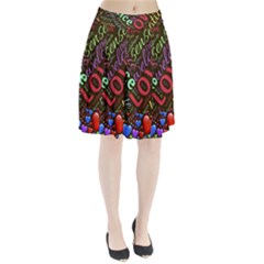 Loving Practice Agape Heart Pleated Skirt by Paksenen