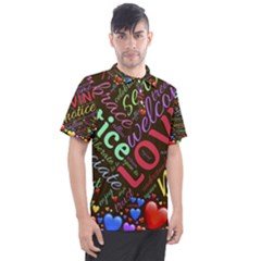 Loving Practice Agape Heart Men s Polo T-shirt by Paksenen