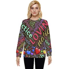 Loving Practice Agape Heart Hidden Pocket Sweatshirt by Paksenen