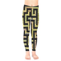 Mindset Stimulus Response Emotion Kids  Leggings by Paksenen