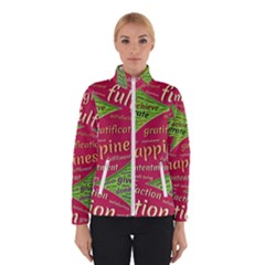 Fulfillment Satisfaction Happiness Women s Bomber Jacket