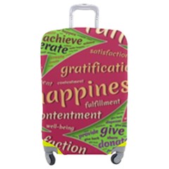 Fulfillment Satisfaction Happiness Luggage Cover (medium) by Paksenen