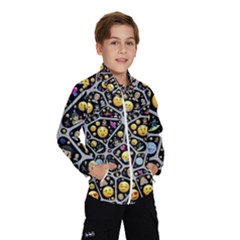 Mental Emojis Emoticons Icons Kids  Windbreaker