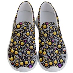 Mental Emojis Emoticons Icons Men s Lightweight Slip Ons by Paksenen