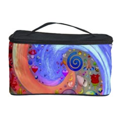 Swirl Vortex Emoji Cyclone Motion Cosmetic Storage Case by Paksenen