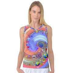 Swirl Vortex Emoji Cyclone Motion Women s Basketball Tank Top by Paksenen