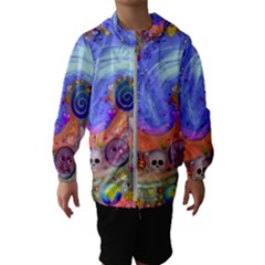 Swirl Vortex Emoji Cyclone Motion Kids  Hooded Windbreaker