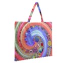 Swirl Vortex Emoji Cyclone Motion Zipper Large Tote Bag View2