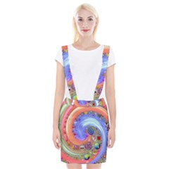 Swirl Vortex Emoji Cyclone Motion Braces Suspender Skirt by Paksenen