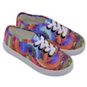 Swirl Vortex Emoji Cyclone Motion Kids  Classic Low Top Sneakers View3