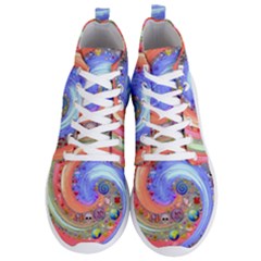 Swirl Vortex Emoji Cyclone Motion Men s Lightweight High Top Sneakers by Paksenen