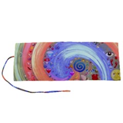 Swirl Vortex Emoji Cyclone Motion Roll Up Canvas Pencil Holder (s) by Paksenen