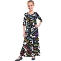 Time Nonlinear Curved Linear Kids  Quarter Sleeve Maxi Dress View1