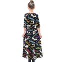 Time Nonlinear Curved Linear Kids  Quarter Sleeve Maxi Dress View2