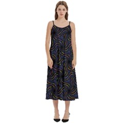 Do Be Action Stillness Doing Casual Spaghetti Strap Midi Dress by Paksenen