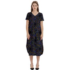 Do Be Action Stillness Doing T-shirt Midi Dress With Pockets