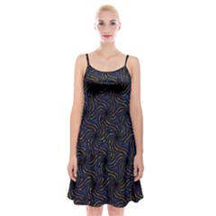 Do Be Action Stillness Doing Spaghetti Strap Velvet Dress