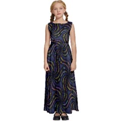 Do Be Action Stillness Doing Kids  Satin Sleeveless Maxi Dress