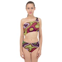 Chaos Unknown Unfamiliar Strange Spliced Up Two Piece Swimsuit by Paksenen