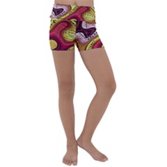 Chaos Unknown Unfamiliar Strange Kids  Lightweight Velour Yoga Shorts