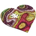 Chaos Unknown Unfamiliar Strange Wooden Puzzle Heart View3