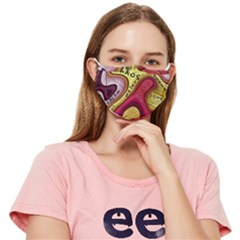 Chaos Unknown Unfamiliar Strange Fitted Cloth Face Mask (adult) by Paksenen