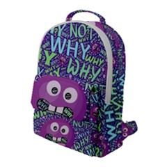 Why Not Question Reason Flap Pocket Backpack (large) by Paksenen