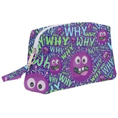 Why Not Question Reason Wristlet Pouch Bag (large) by Paksenen